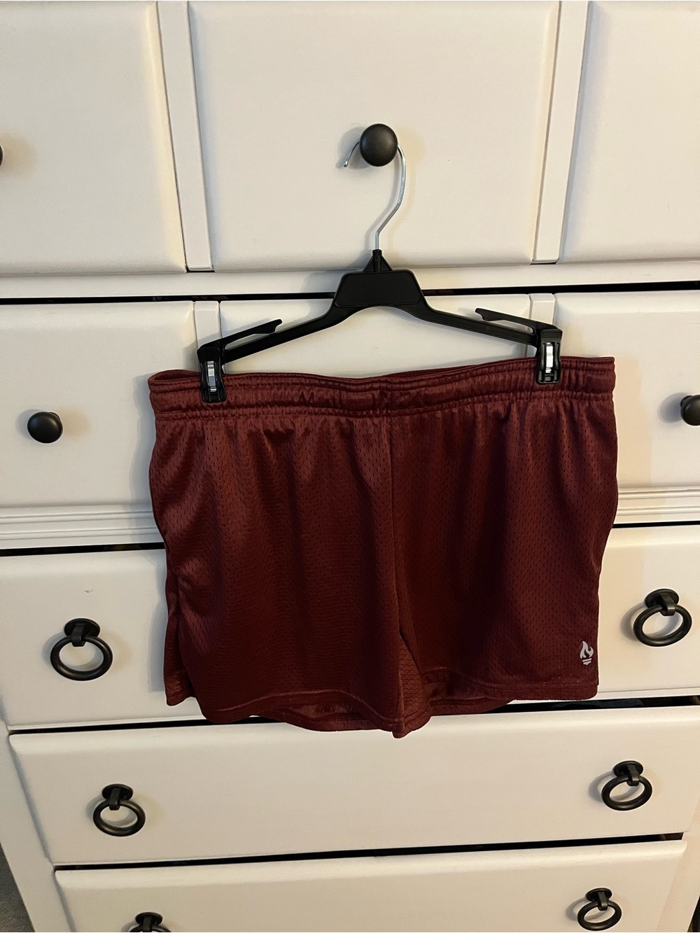 liberty Maroon Athletic Mesh Shorts